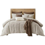 Luksusowy komplet kołdry Queen - 8 elementów, ecru (ivory)