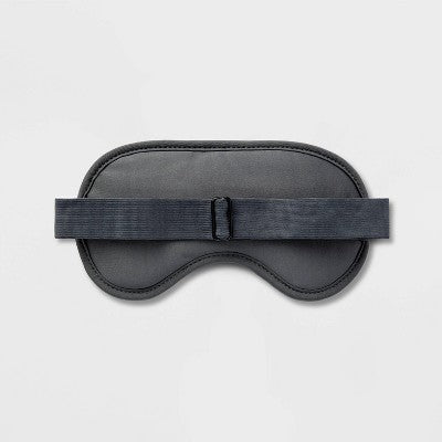 Szara maska do spania, która skutecznie blokuje światło