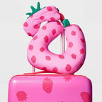 Dziecięcy zestaw poduszka na szyję i maska truskawka