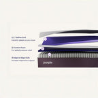 Materac hybrydowy full - twardy, żelowa siatka (grid)